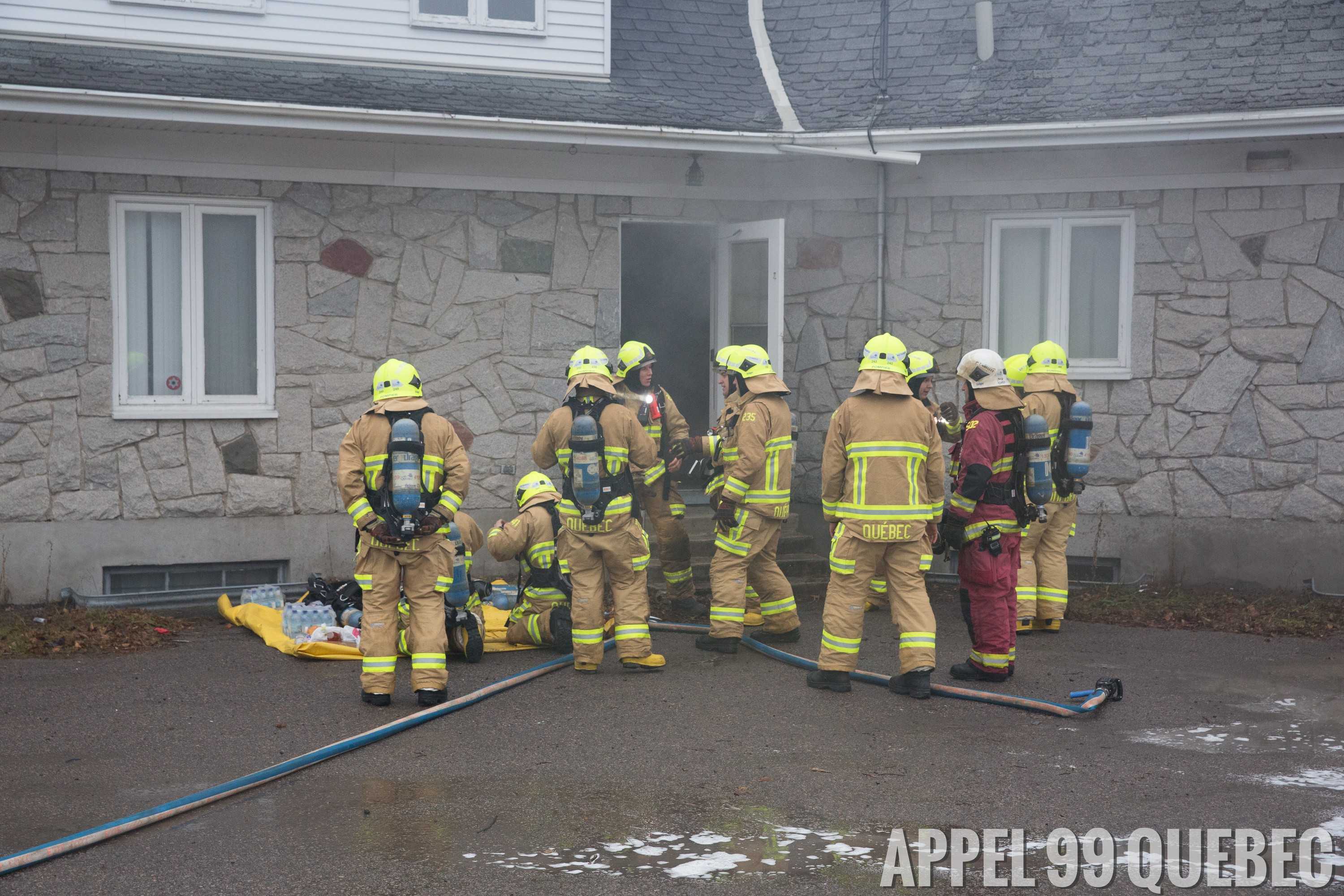 Attaque initiale, ventilation, tuyaux et lances