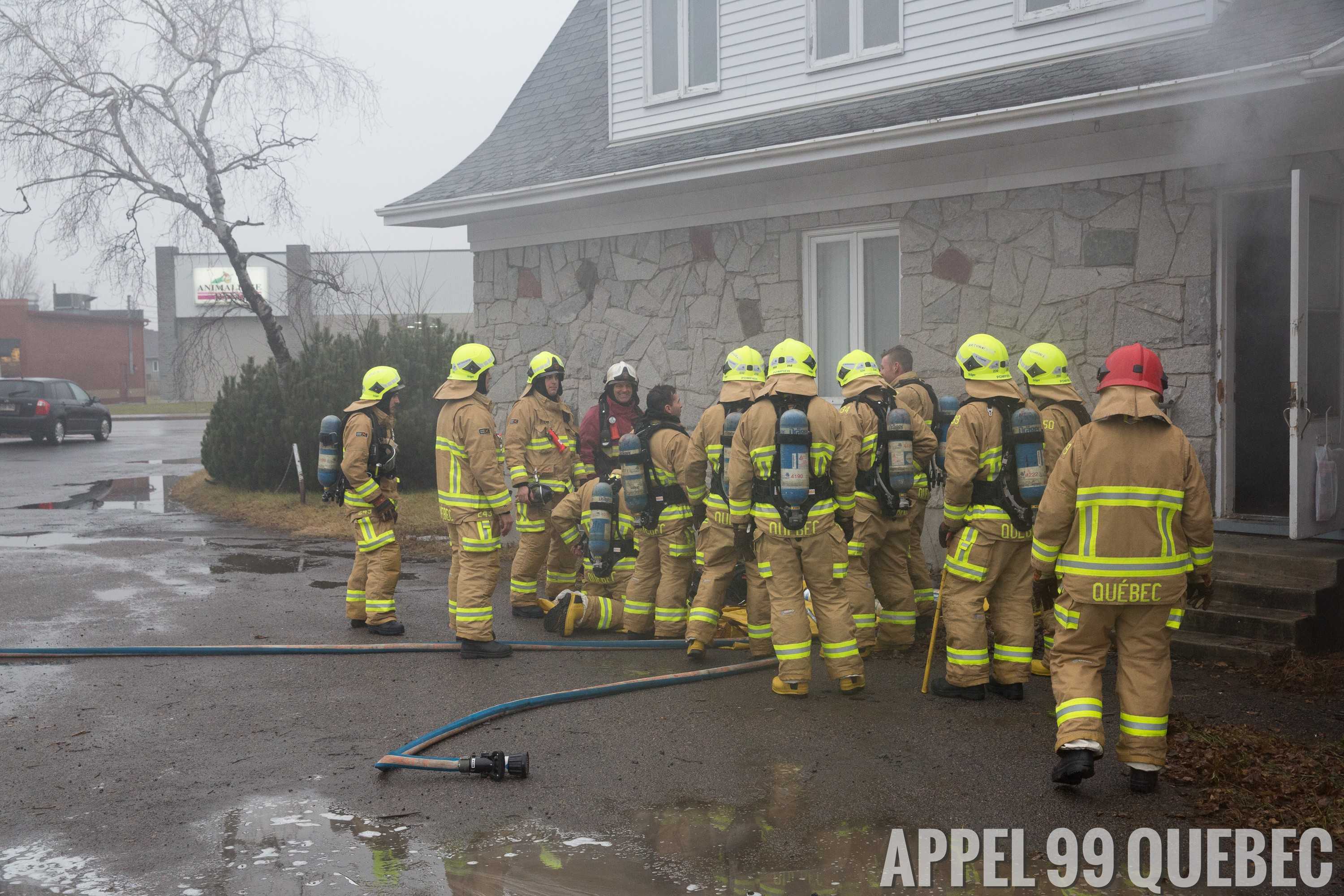 Attaque initiale, ventilation, tuyaux et lances
