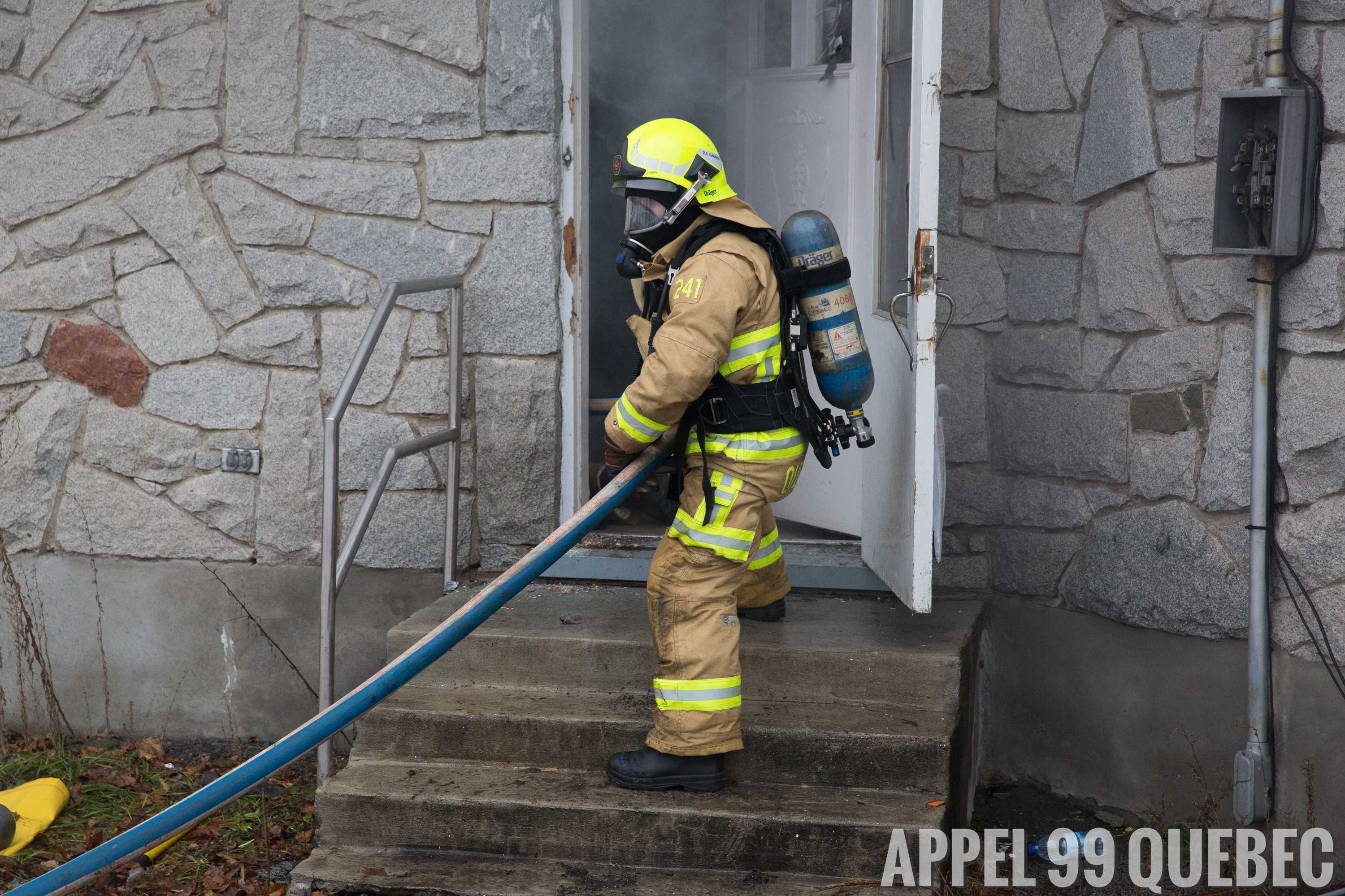 Attaque initiale, ventilation, tuyaux et lances