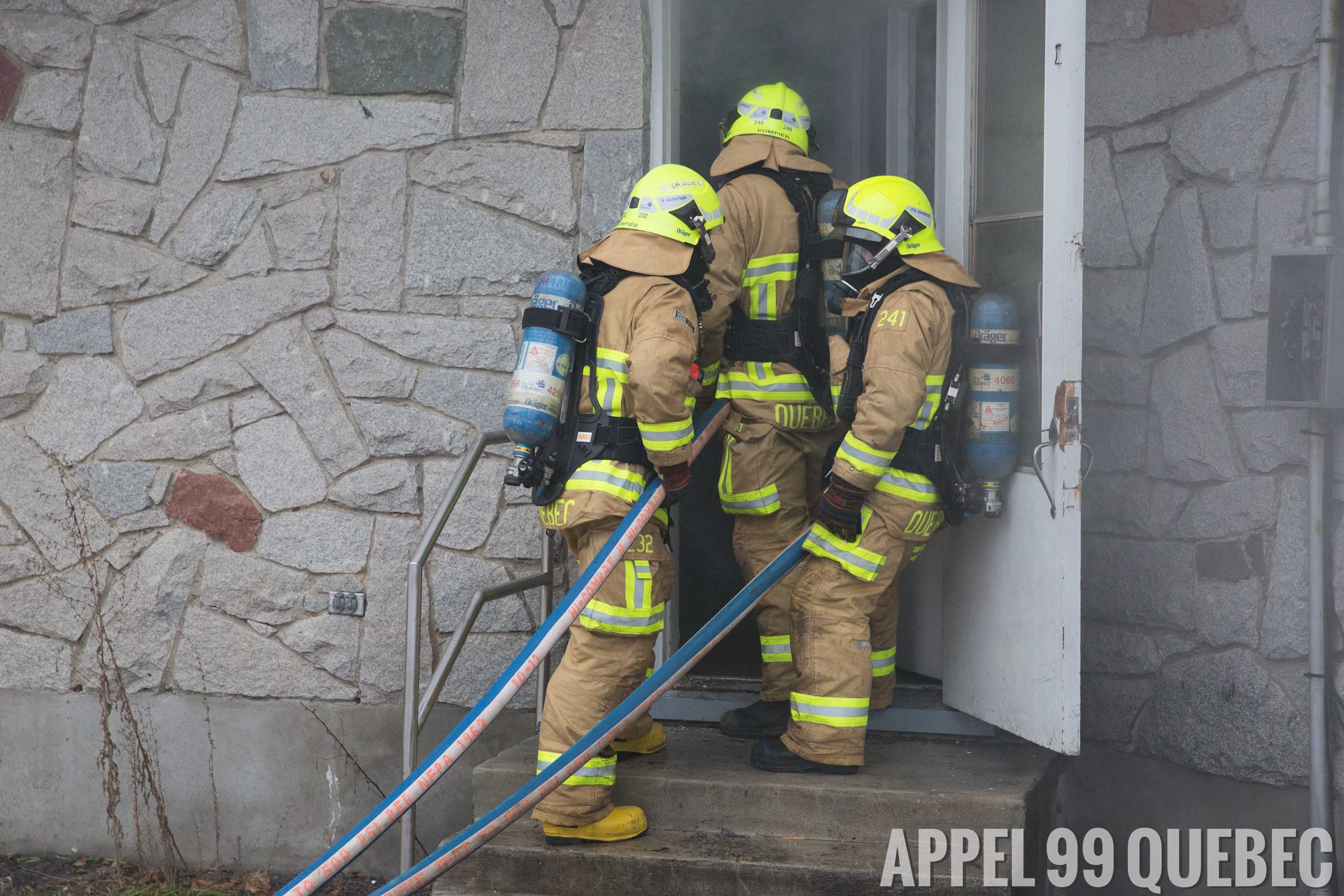 Attaque initiale, ventilation, tuyaux et lances
