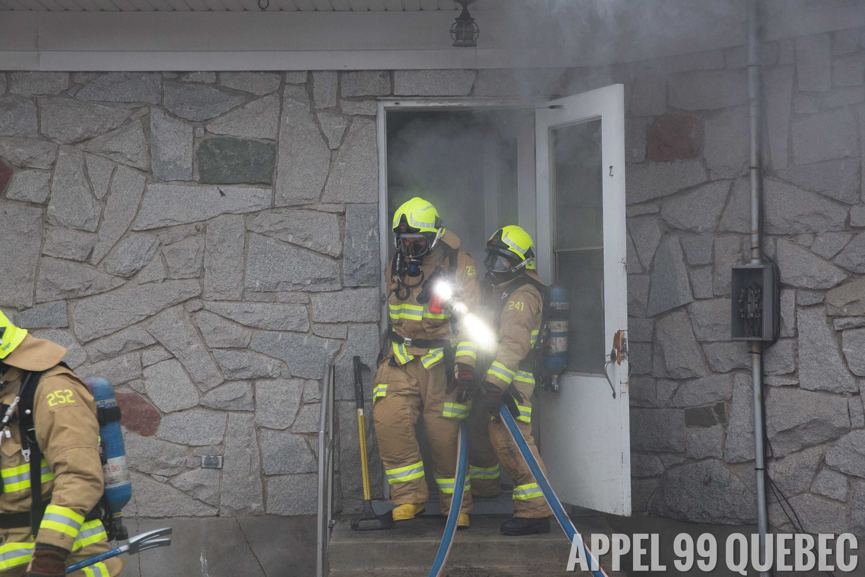Attaque initiale, ventilation, tuyaux et lances