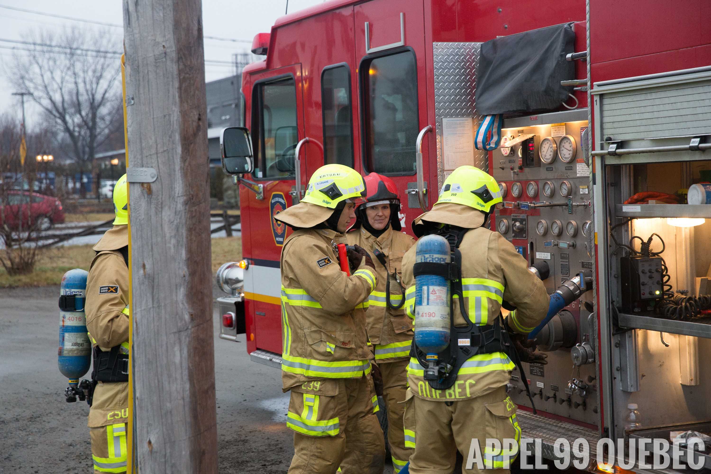 Attaque initiale, ventilation, tuyaux et lances